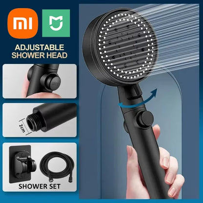 Xiaomi  Shower Head Water Saving 5 Modes Adjustable High Pressure Showerhead Handheld Spray Hangable Bathroom Accessories