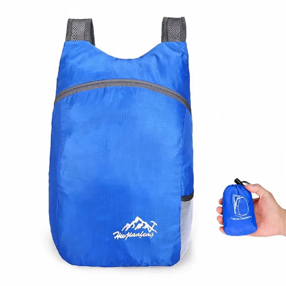 Outdoor Hiking Bag 20L Lightweight Portable Backpack Foldable Waterproof Folding Ultralight Pack for Women Men Travelling Hiking