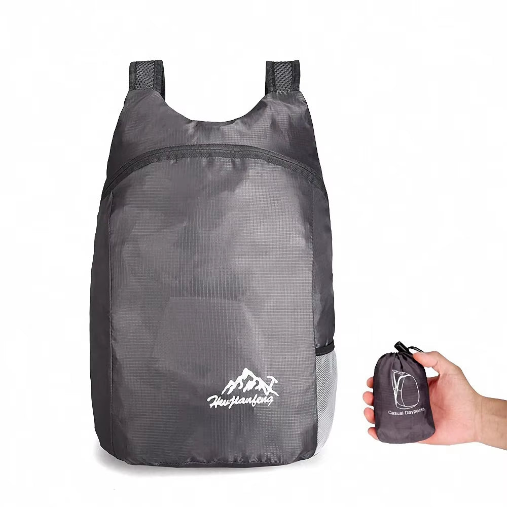 Outdoor Hiking Bag 20L Lightweight Portable Backpack Foldable Waterproof Folding Ultralight Pack for Women Men Travelling Hiking