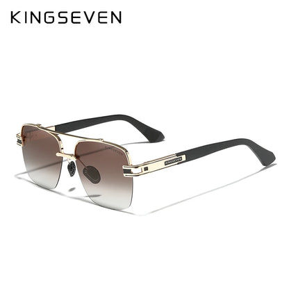 KINGSEVEN 2024 Brand New Design Sunglasses For Men Polarized Gradient Sun Glasses Women Eyewear Square Retro Eyewear Okulary