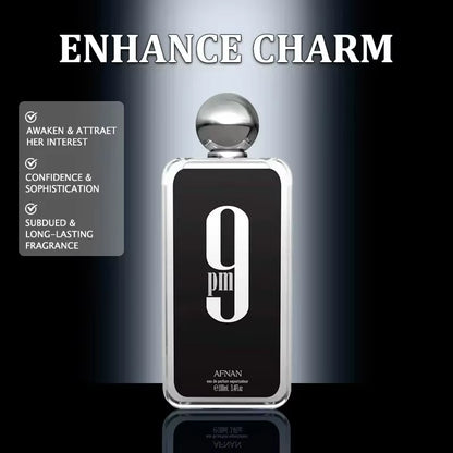 100Ml/ 3.4Oz 9PM Original Men'S Perfume Afnan Light Fragrance Long Lasting Fragrance Women'S Perfume Charming Charm Gift